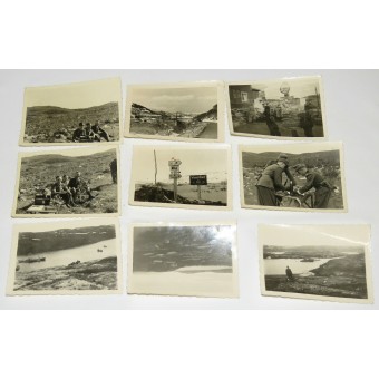 Deutsche Gebirgsjäger. 35 Fotos, aus dem Gebiet Kirkenes. Espenlaub militaria